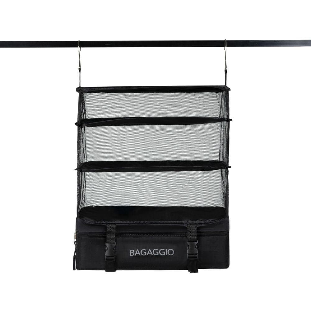 Organizador de Mala Box Cabideiro Grande Preto