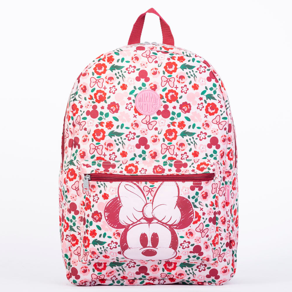 Mochila Feminina Disney Minnie Liberty Rosa