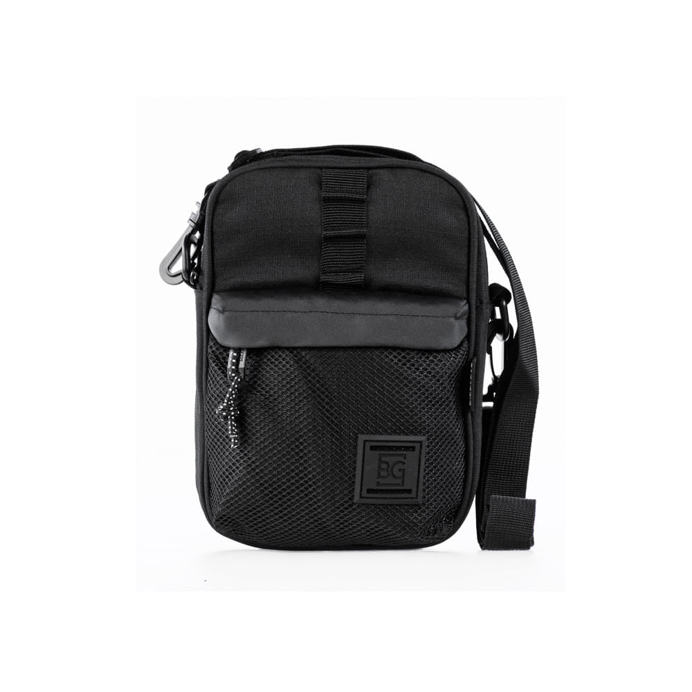 Shoulder Bag Masculina BG Net Preta