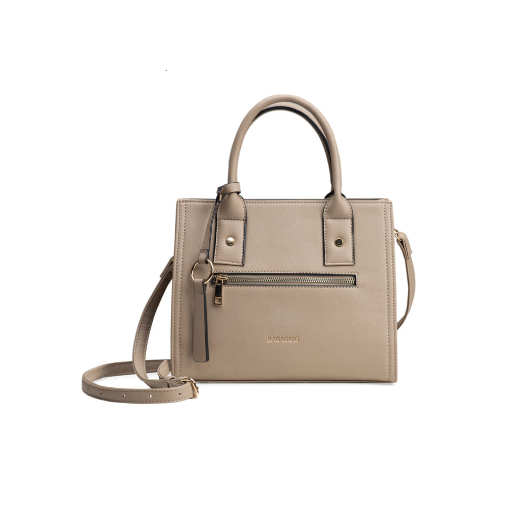 Bolsa de Mão Feminina Saffiano Fendi