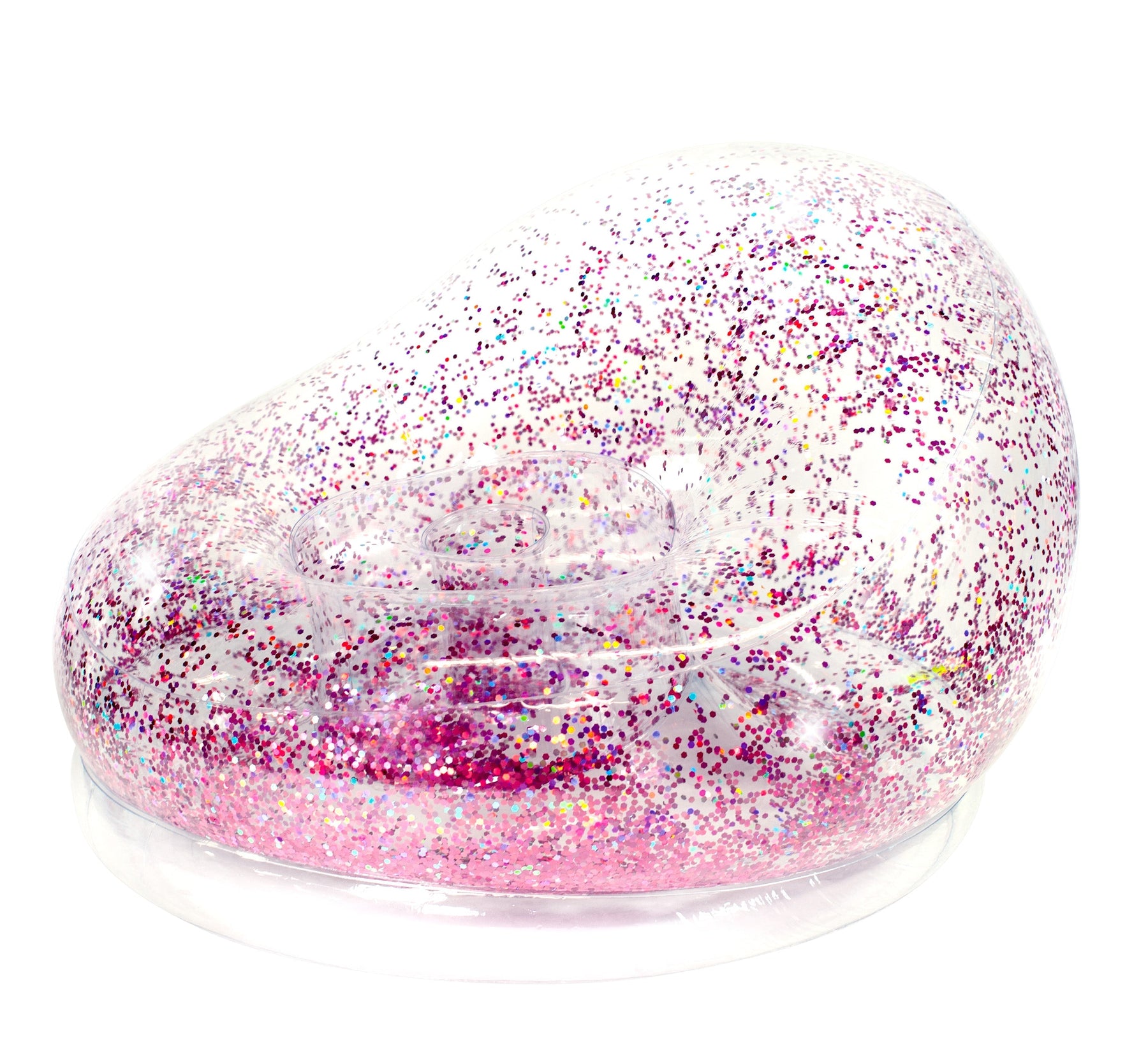 Air Candy – Cadeira Inflável Pink Glitter