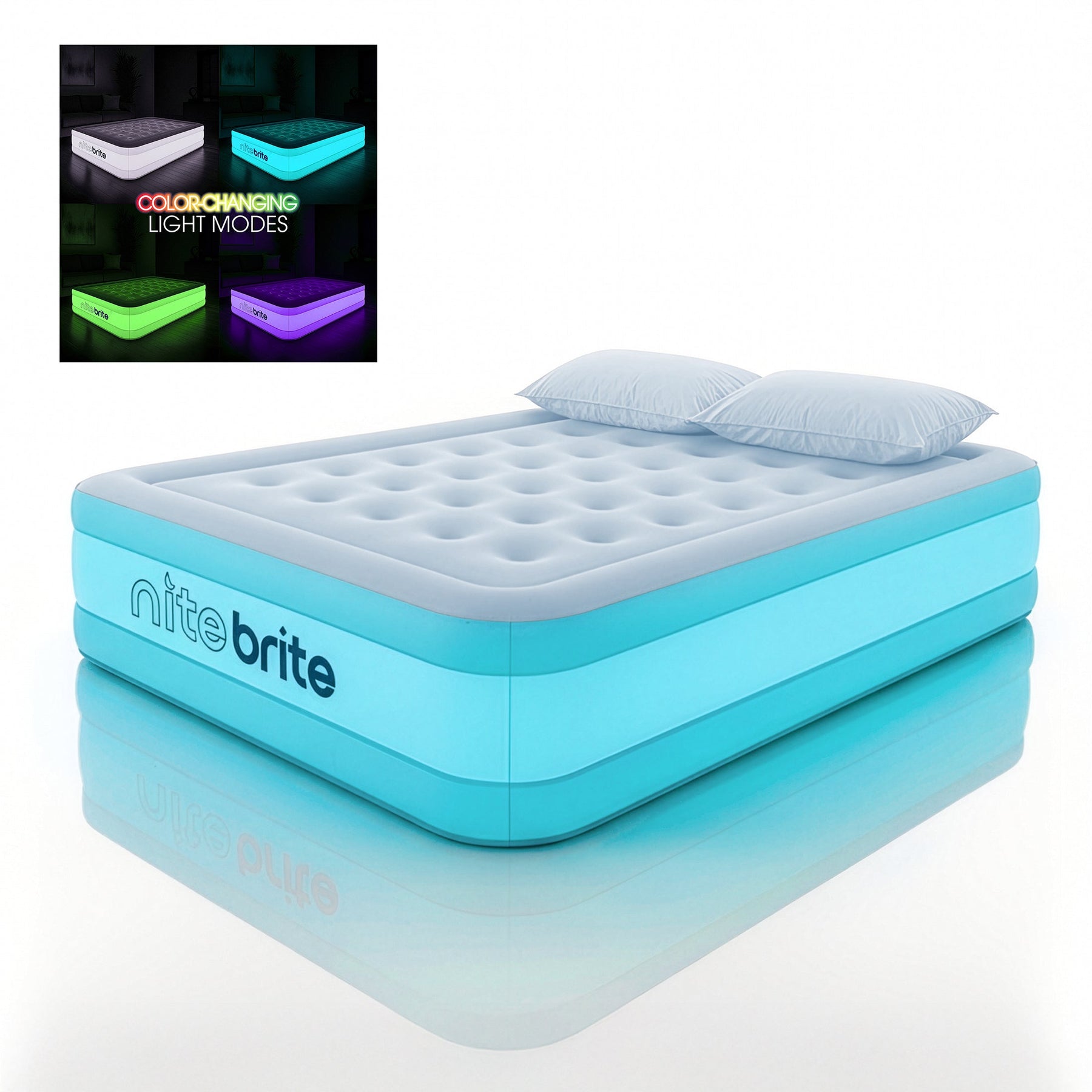 Nite Brite™ by AirCandy — Cama de Ar LED Twin