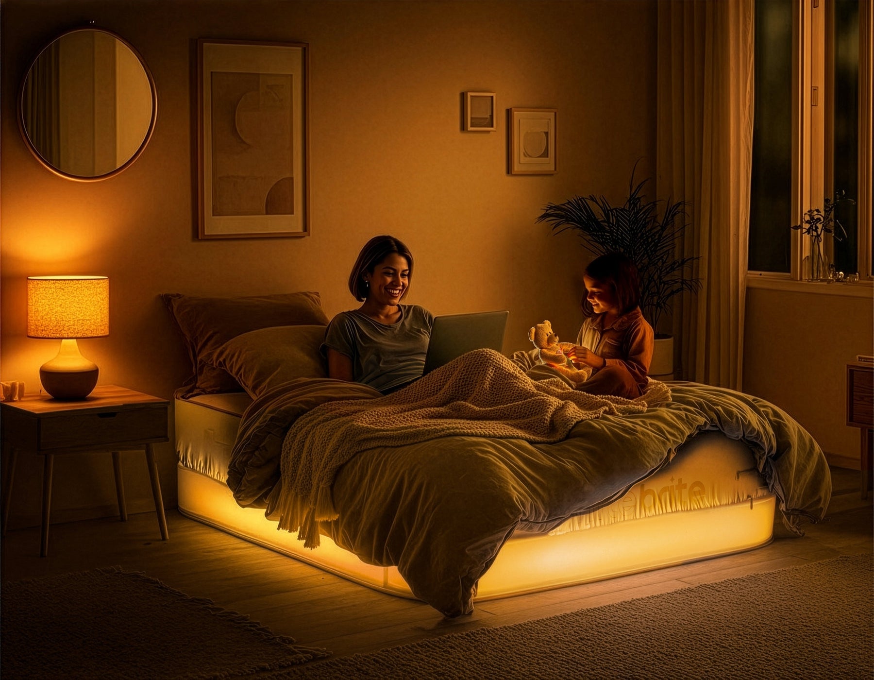 Nite Brite™ by AirCandy — Cama de Ar LED Twin