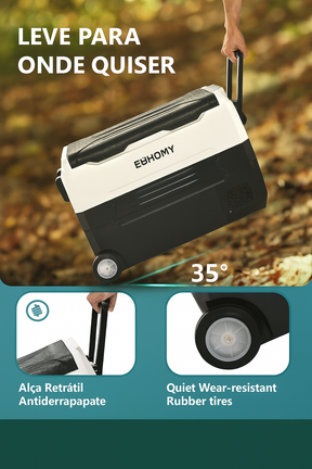 Refrigerador Automotivo Portátil com Rodas