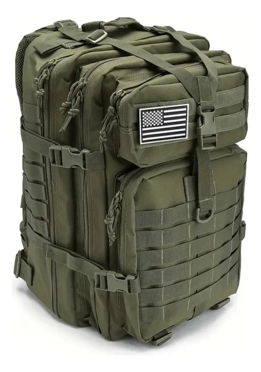 Mochila Tática 50 Litros Reforçada Impermeável Masculina Grande Camping