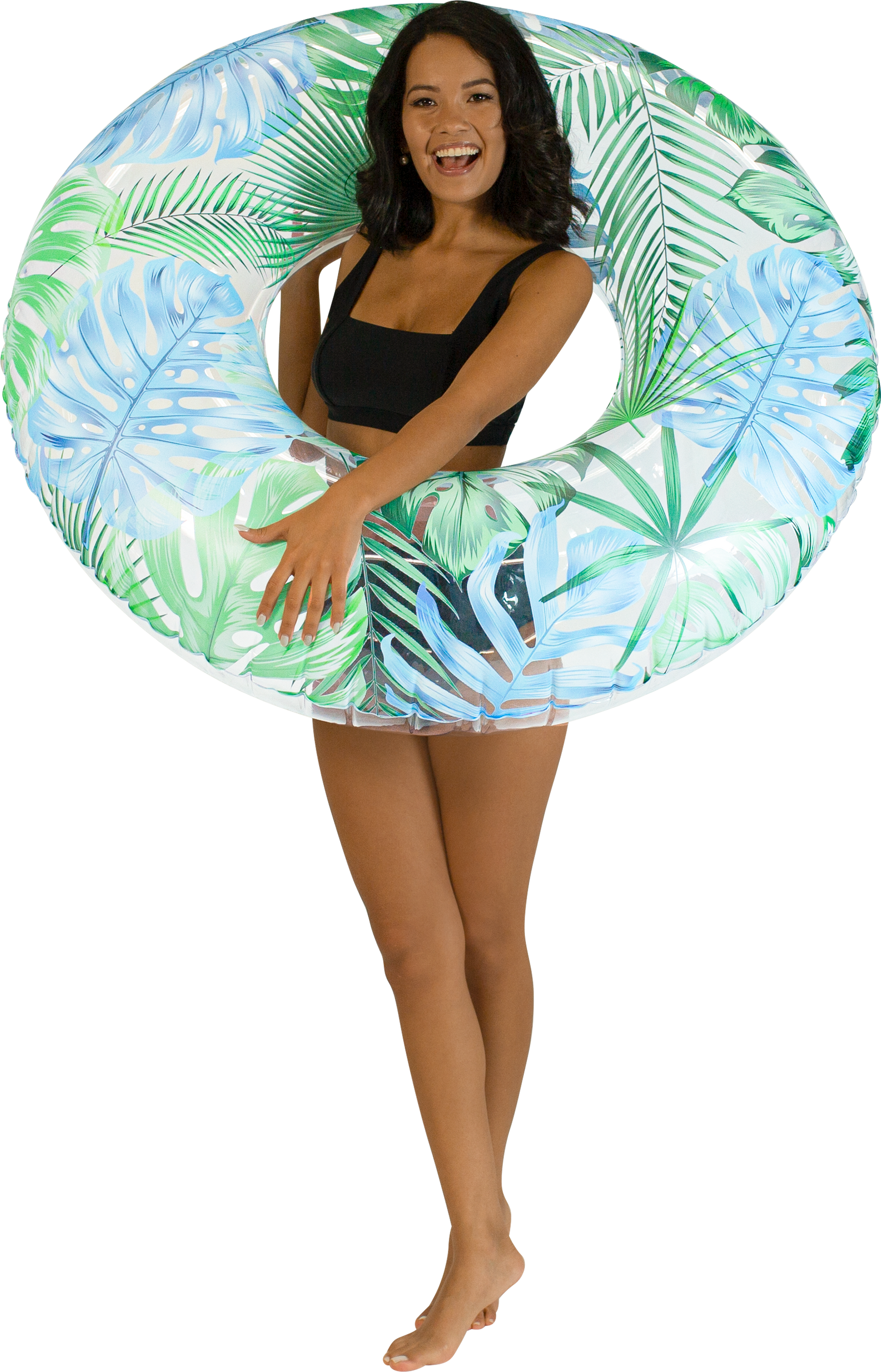 Boia Inflável Jumbo Resort Collection – Estampada Tropical Palms – PoolCandy