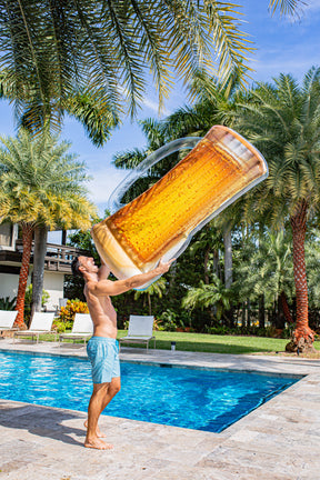 Bóia Inflável Gigante Caneca de Cerveja RealPrint® – PoolCandy