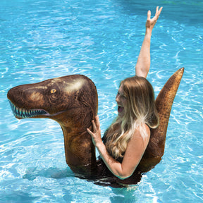 Boia Inflável T-Rex Ride-On – Noodle de Piscina