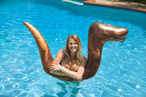 Boia Inflável T-Rex Ride-On – Noodle de Piscina