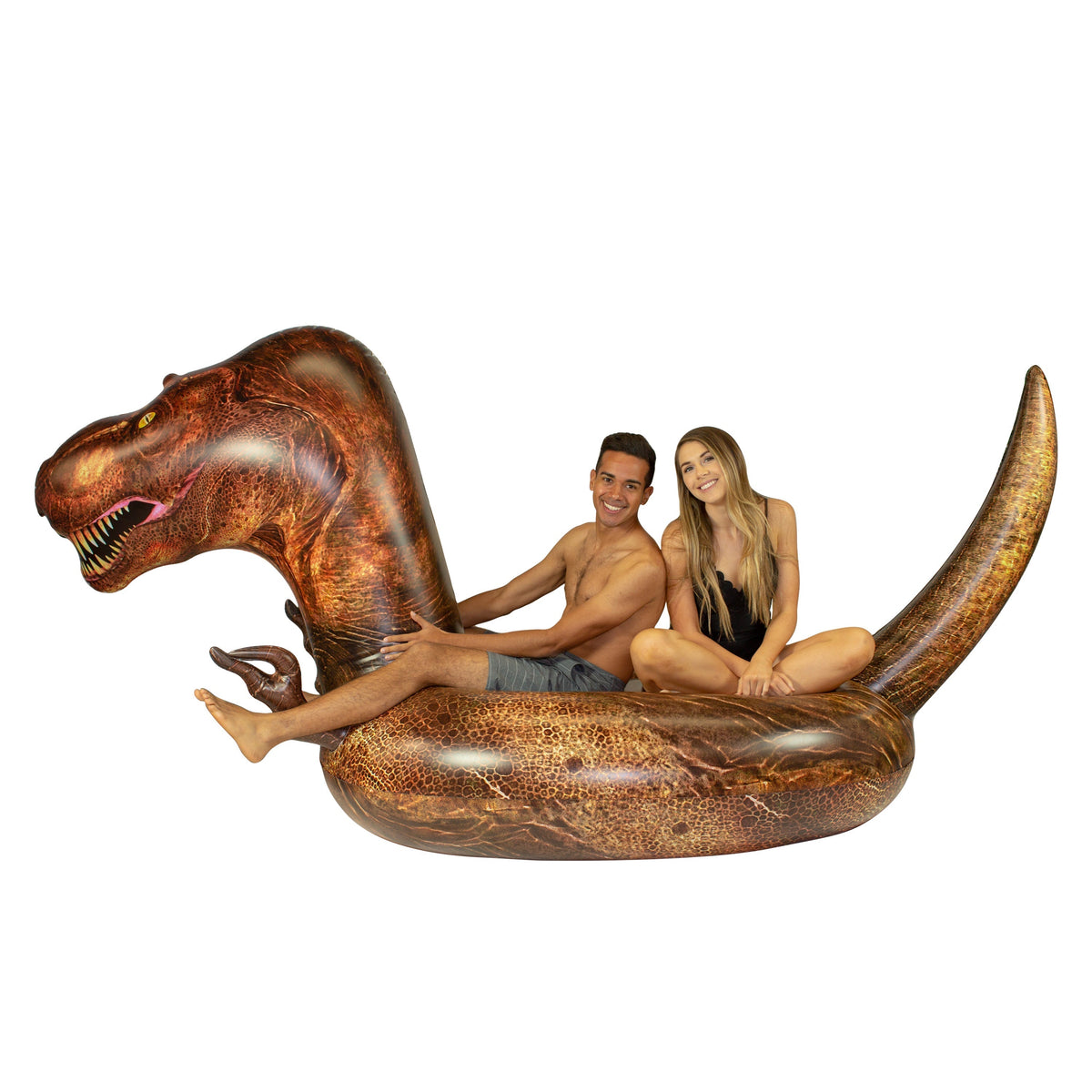 Boia Gigante T-Rex para Piscina (2–3 Pessoas)