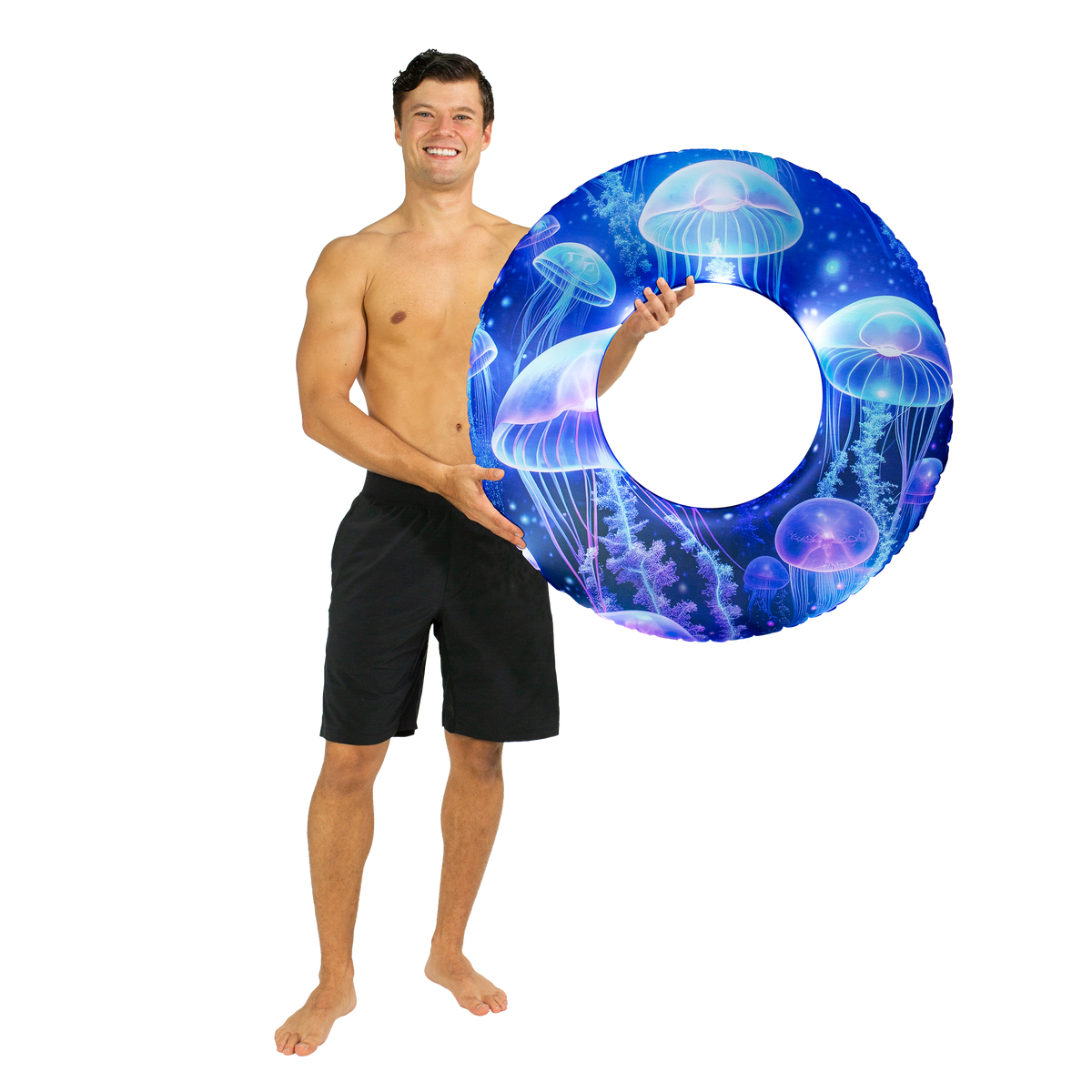 Boia Inflável LED Água-Viva 36" para Piscina e Praia