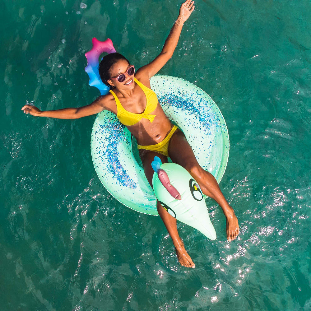 Bóia Glitter Seahorse