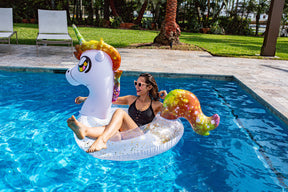 Boia Gigante Unicórnio Rainbow  – PoolCandy