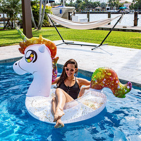 Boia Gigante Unicórnio Rainbow  – PoolCandy