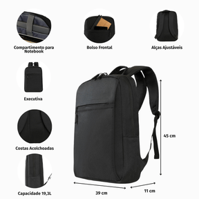 Mochila Masculina Executiva para Notebook Slim Horizonte