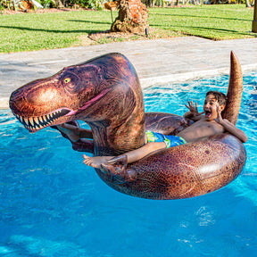 Boia Gigante T-Rex RealPrint® – PoolCandy – O Dono da Piscina!