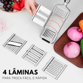 TrendRala PRO™ - Ralador Em Aço Inox + 3 Lâminas