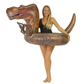 PoolCandy T-Rex Dinosaur Pool Float – 42” RealPrint® Edition - The Original King of the Pool
