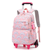 Mochila Escolar Feminina RollyPrincess  + 2 bolsas Inclusas Kit Completo Para Estudantes