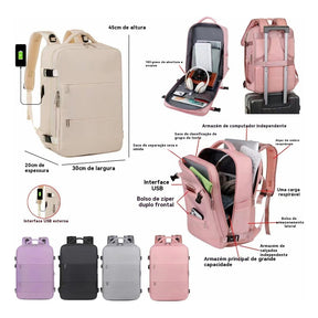 Mochila Viagem Executiva Grande Notebook yobel