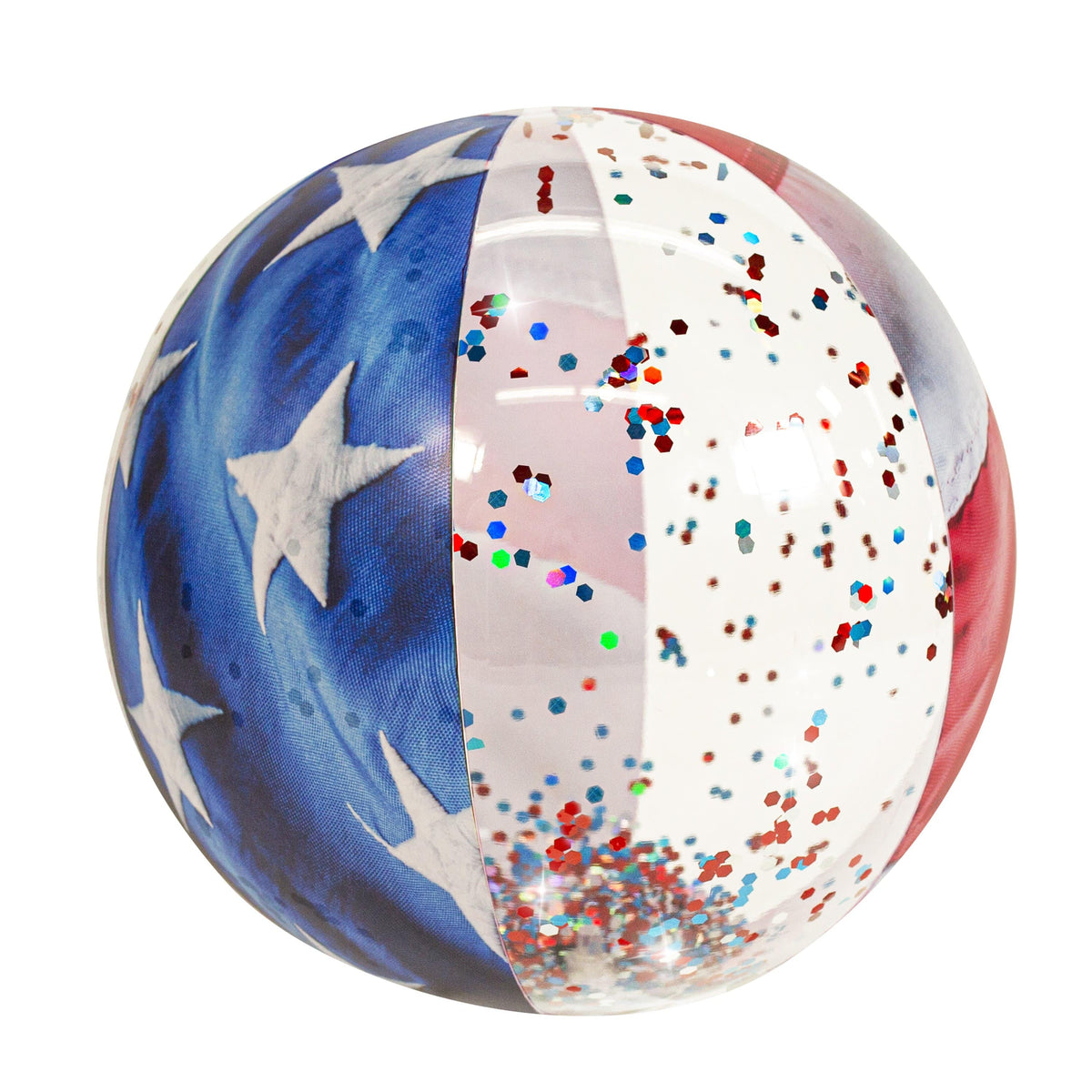 Bola Inflável Stars & Stripes Glitter – PoolCandy