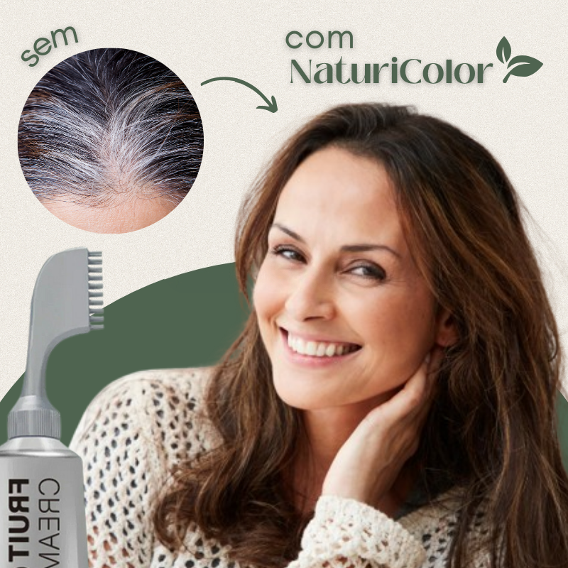 NaturiColor  (Compre 1 e Leve 2)- Tinta de Cabelo Sem Amônia + Pente de Brinde